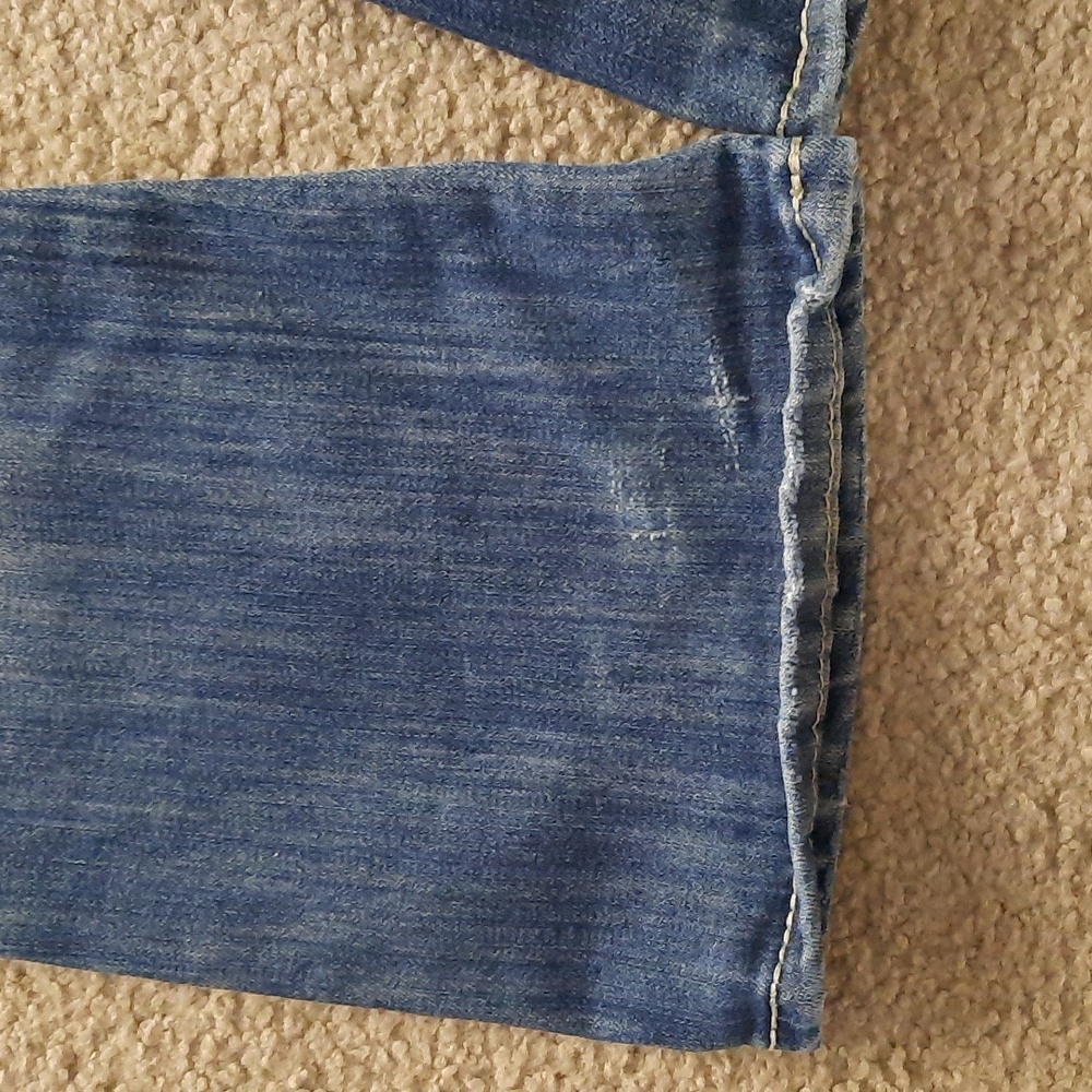 Sz 3 Almost Famous Light Blue Flare Jeans - Picture 6 of 13